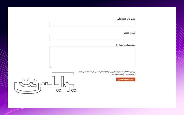 نمونه طراحی سایت ساپکواستیل فرمها